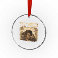 Nat Turner Crystal Glass Ornament Black History African American