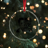 Nat Turner Quote Crystal Glass Ornament Black History Hero Y'all Gone Learn Today