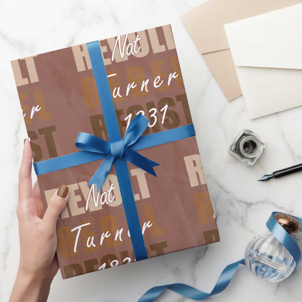 Nat Turner Quote Wrapping Paper Roll Black History Month