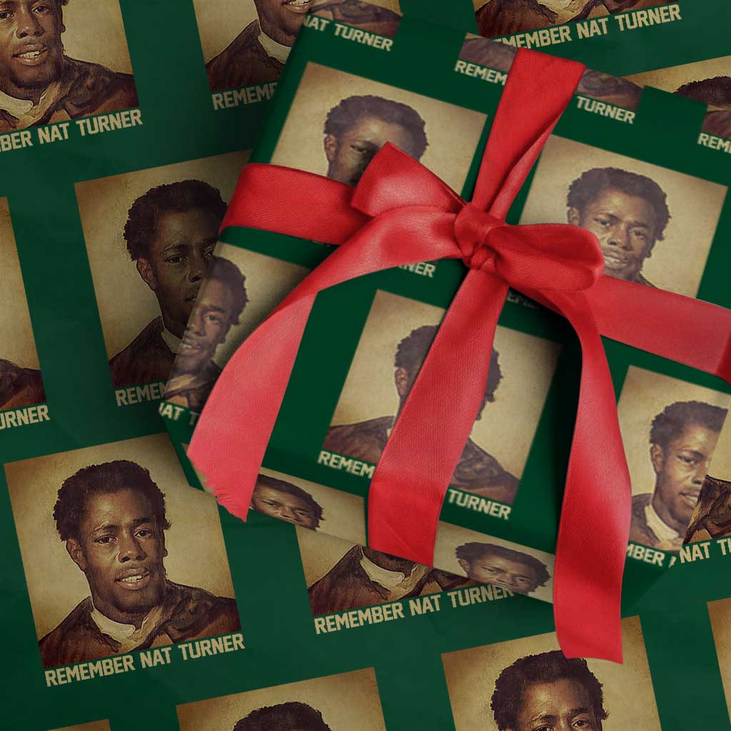 Nat Turner Wrapping Paper Roll Black History Month