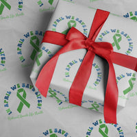National Donate Life Month Wrapping Paper Roll Green Ribbon Organ Donation In April We Save Lives