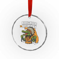 Native Alligator Alcatraz Crystal Glass Ornament Florida Gator Break The Chain TS02