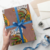 Native Alligator Alcatraz Wrapping Paper Roll Florida Gator Break The Chain - Wonder Print Shop