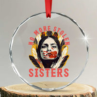 Native American Awareness Gift Crystal Glass Ornament No More Stolen Sisters MMIW Support