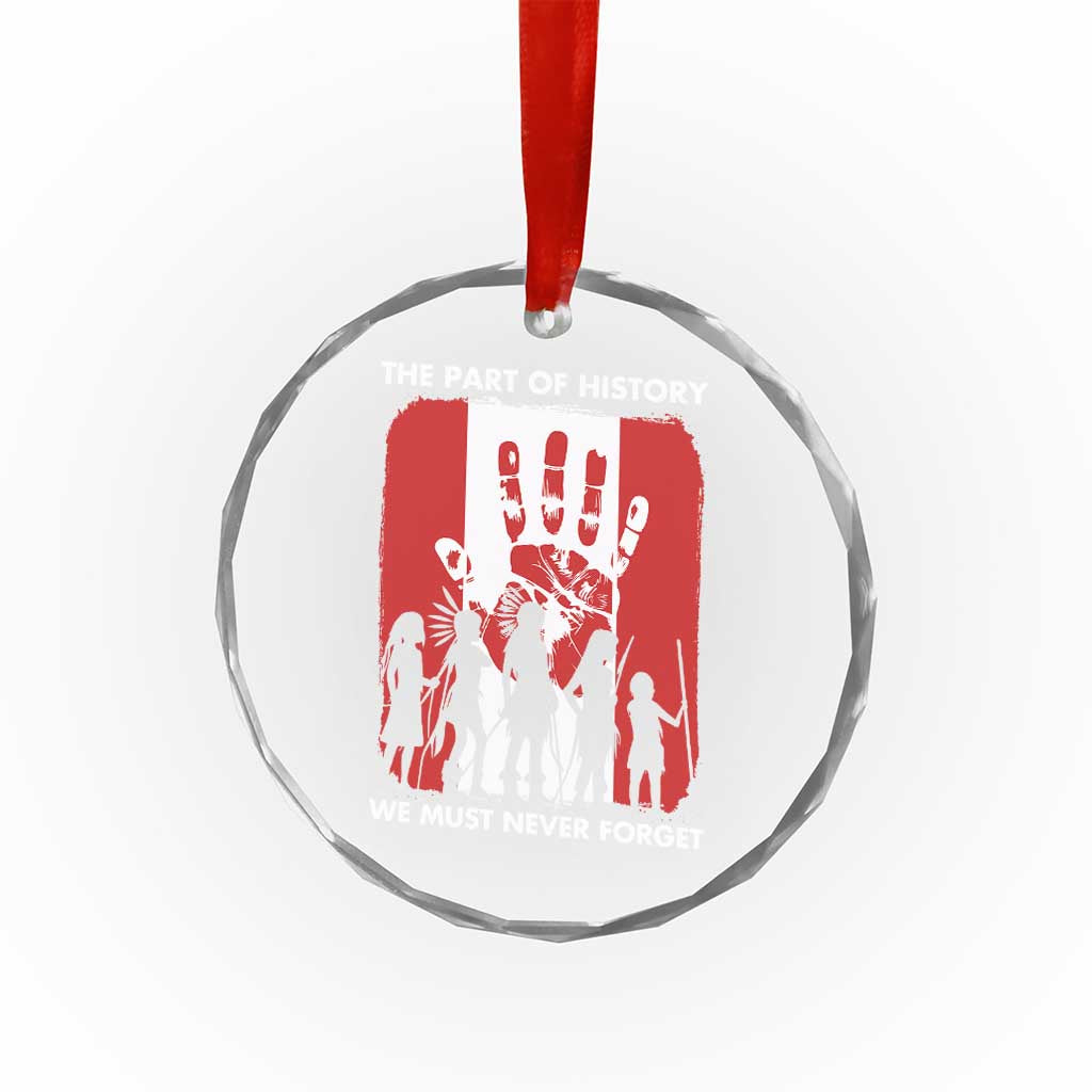 Native American Child Idian Crystal Glass Ornament The Part Of History We Must Never Forget - Wonder Print Shop