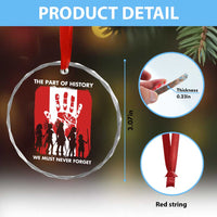 Native American Child Idian Crystal Glass Ornament The Part Of History We Must Never Forget - Wonder Print Shop