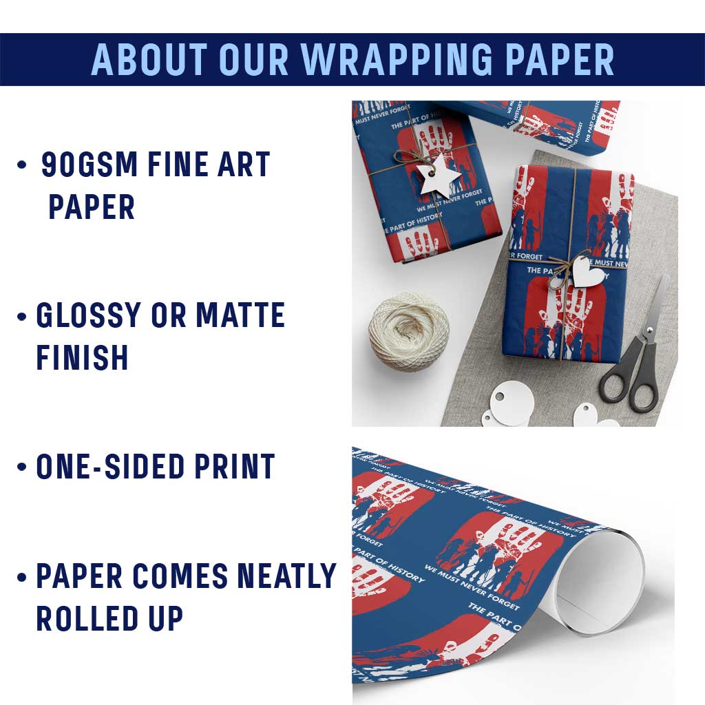 Native American Child Idian Wrapping Paper Roll The Part Of History We Must Never Forget - Wonder Print Shop