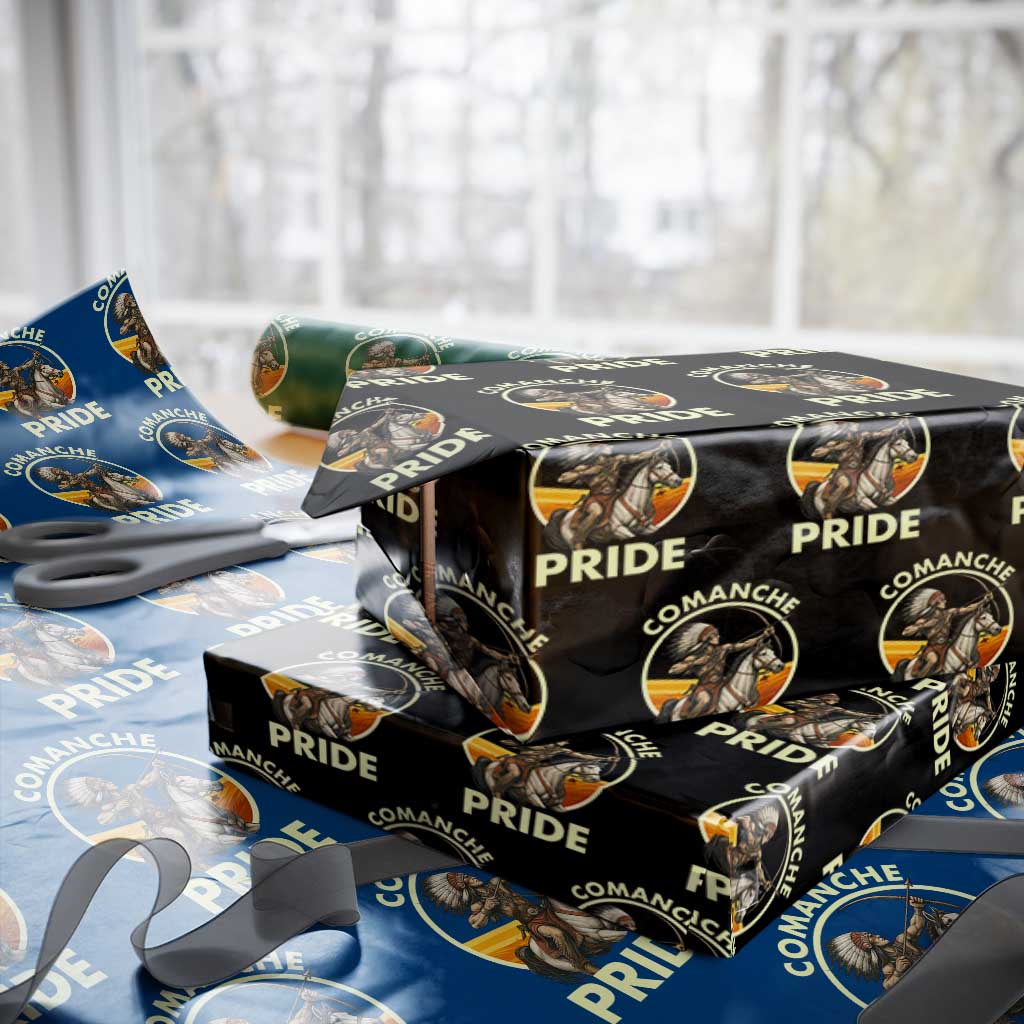 Native American Comanche Pride Indigenous People Day Wrapping Paper Roll - Wonder Print Shop