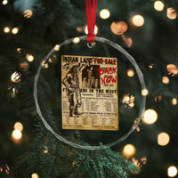 Native American Crystal Glass Ornament Indian Land For Back Now