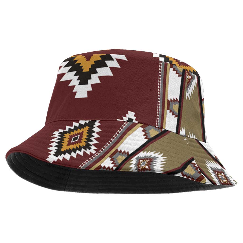 Native American Navajo Bucket Hat Tribal Pattern