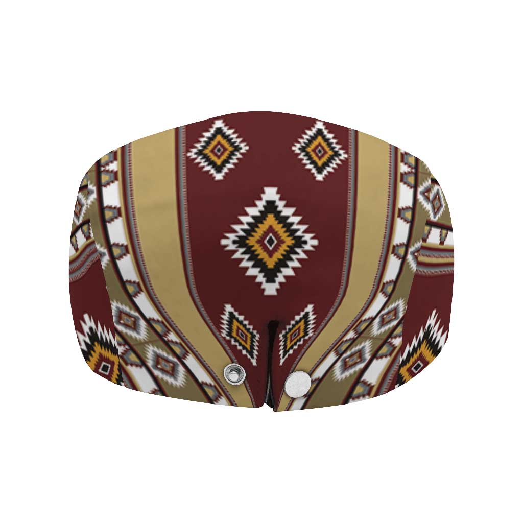 Native American Navajo Jeff Hat Tribal Pattern