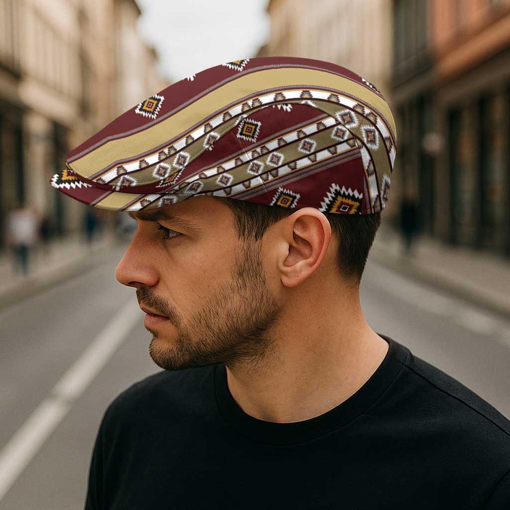 Native American Navajo Jeff Hat Tribal Pattern