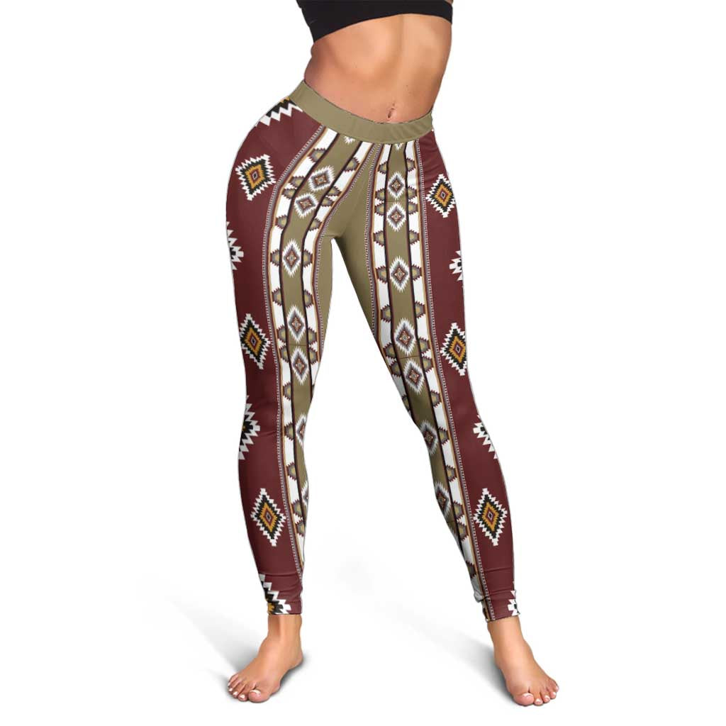 Native American Navajo Leggings Tribal Pattern