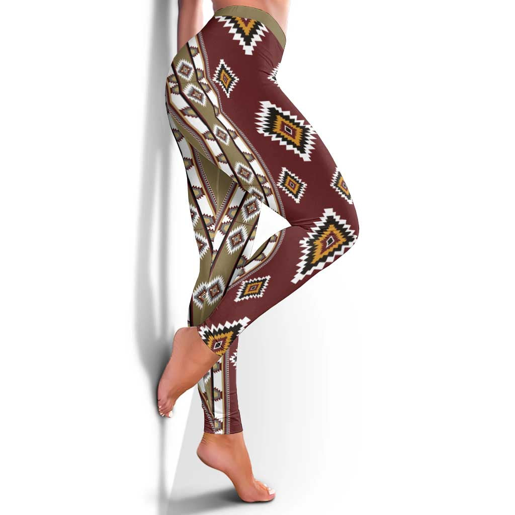 Native American Navajo Leggings Tribal Pattern