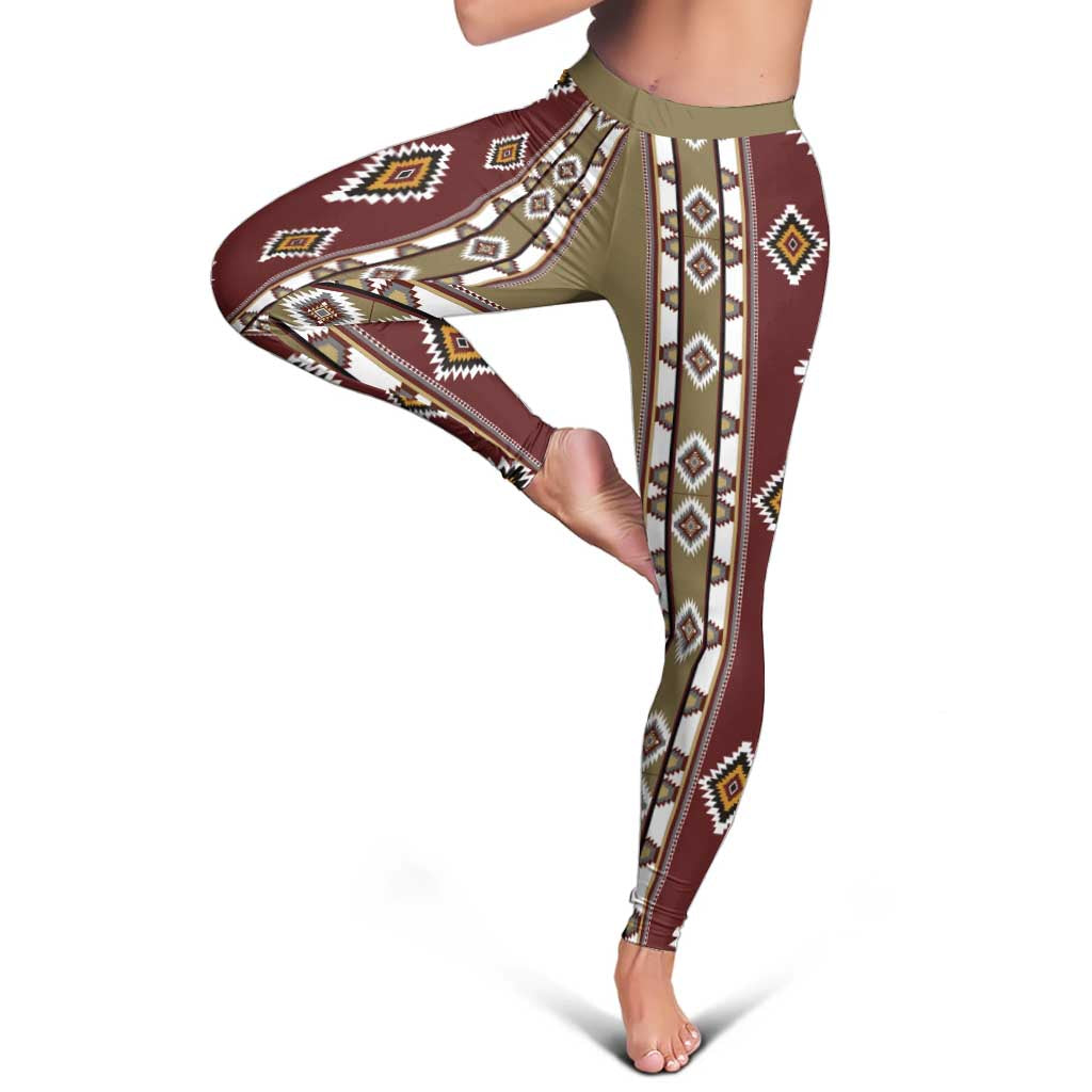 Native American Navajo Leggings Tribal Pattern