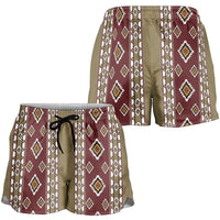 Native American Navajo Shorts for Women Tribal Pattern