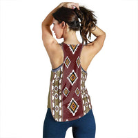 Native American Navajo Women Racerback Tank Tribal Pattern