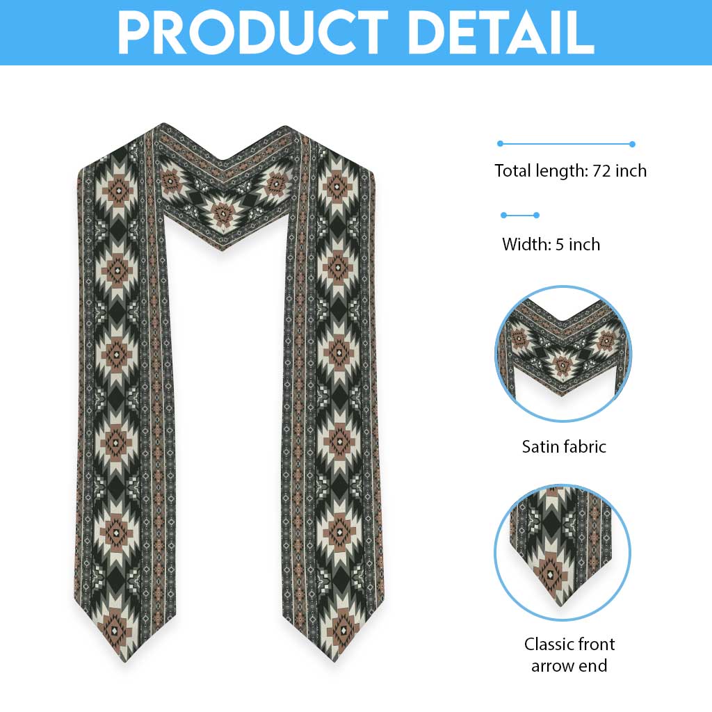 Native American Tribal Pattern Graduation Stole