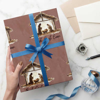 Nativity Scene Wrapping Paper Roll Christian Christmas Jesus Best Gift Ever - Wonder Print Shop