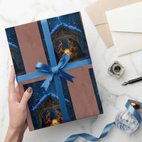 Nativity Scene Xmas Wrapping Paper Roll O Come Let Us Adrove Him - Wonder Print Shop