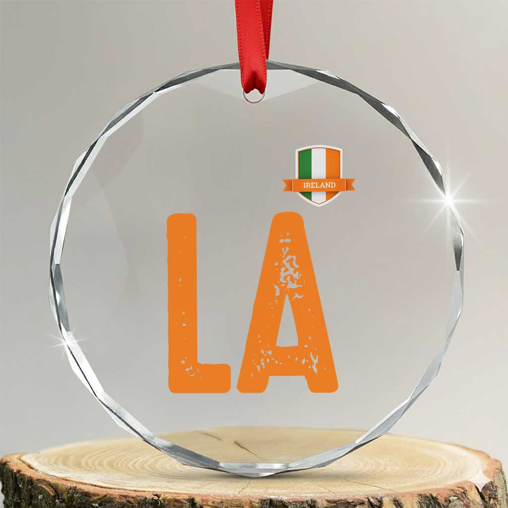 ND Ireland Matching Group Crystal Glass Ornament Irish Pride St Patricks Day Family or Friends