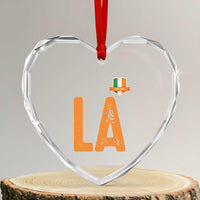 ND Ireland Matching Group Heart Crystal Glass Ornament Irish Pride St Patricks Day Family or Friends