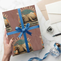 Neil The Seal Become Ungovernable Wrapping Paper Roll Funny Elephant Seal Meme