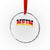 Nein Germany Crystal Glass Ornament No Saying Funny German Flag Oktoberfest TS10