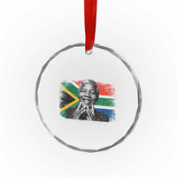 Nelson Mandela Quote Crystal Glass Ornament I Never Lose I Either Win Or I Learn