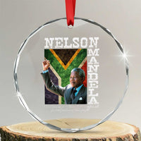 Nelson Mandela Quote Crystal Glass Ornament Real Leaders Must Be Ready To Sacrifice All For The Freedom