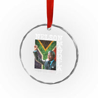Nelson Mandela Quote Crystal Glass Ornament Real Leaders Must Be Ready To Sacrifice All For The Freedom