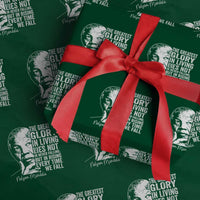 Nelson Mandela Quote Wrapping Paper Roll The Greatest Glory In Living Lies Not In Never Falling But In Rising