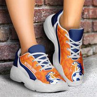 Netherlands 2026 Football Chunky Sneakers Go Oranje Grunge Curve Stylized - Wonder Print Shop