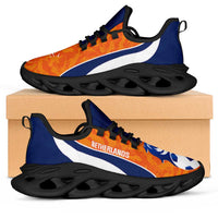 Netherlands 2026 Football Clunky Sneakers Go Oranje Grunge Curve Stylized - Wonder Print Shop