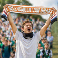 Netherlands 2026 Football Personalised Soccer Scarf Wij Houden Van Oranje