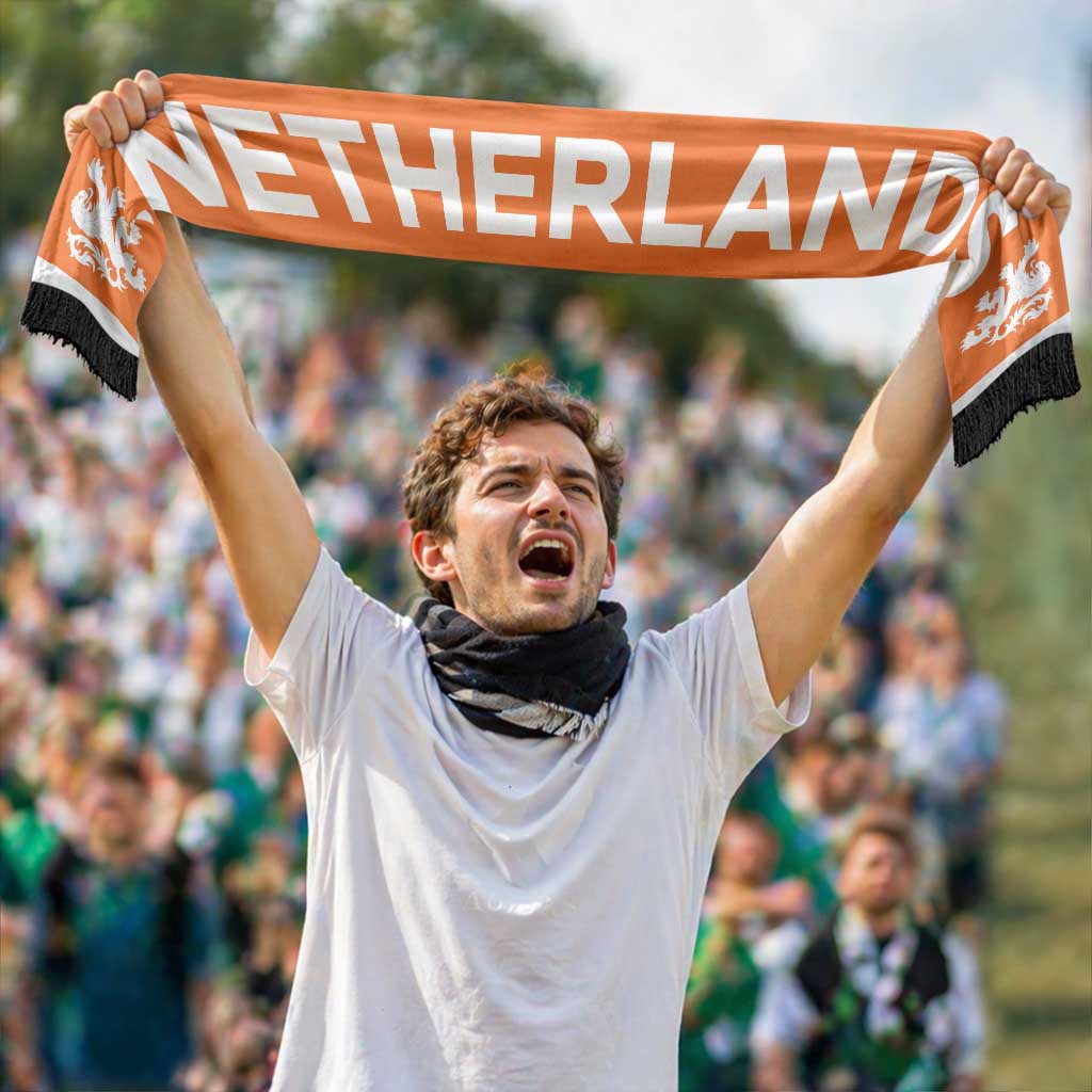 Netherlands Football 2026 Soccer Scarf Simple Style