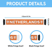 Netherlands Football 2026 Soccer Scarf Simple Style