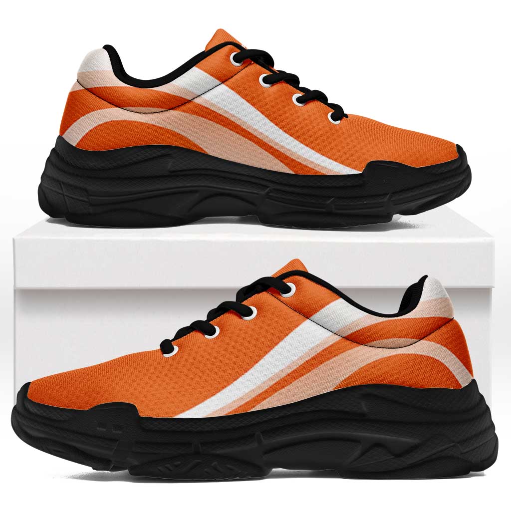 Netherlands Football Chunky Sneakers Curve Style