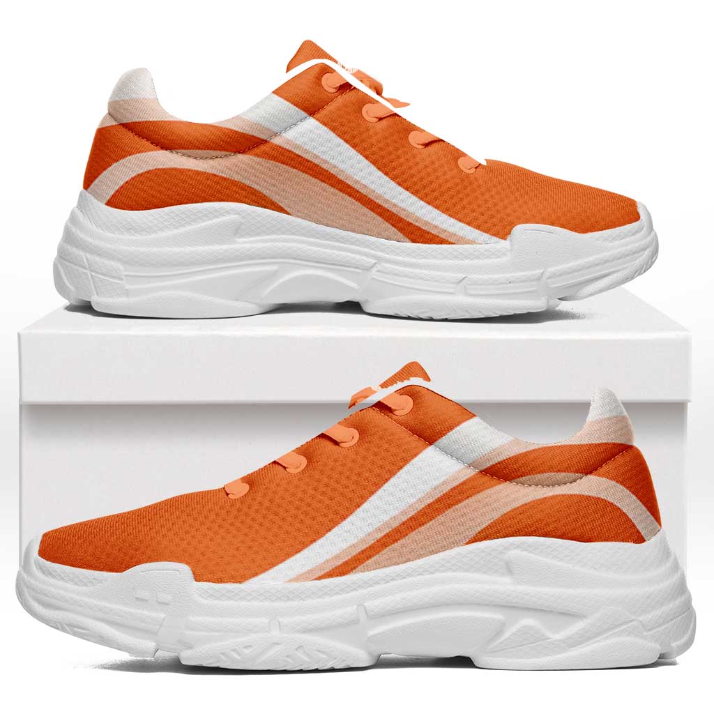 Netherlands Football Chunky Sneakers Curve Style