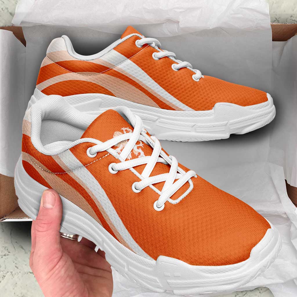 Netherlands Football Chunky Sneakers Curve Style
