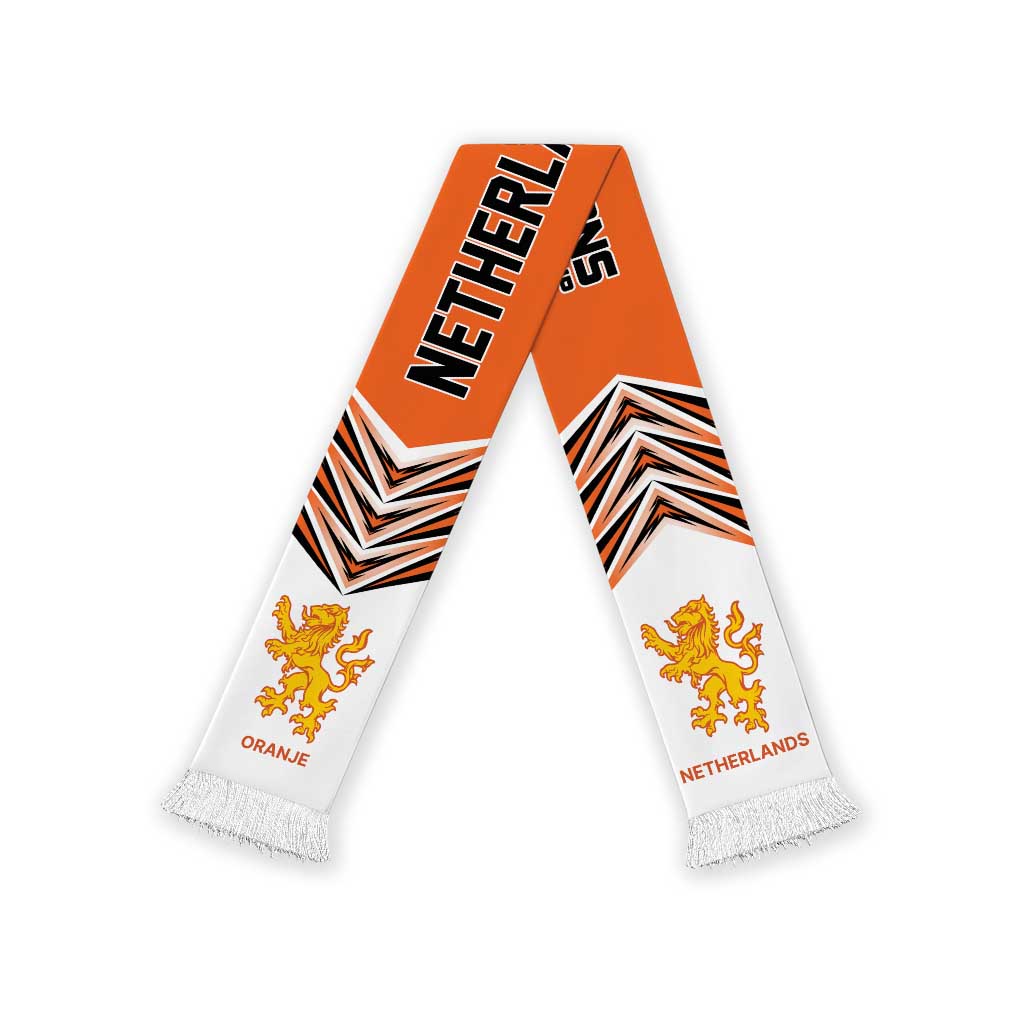 Netherlands Football Nations 2026 Soccer Scarf Sporty Pattern