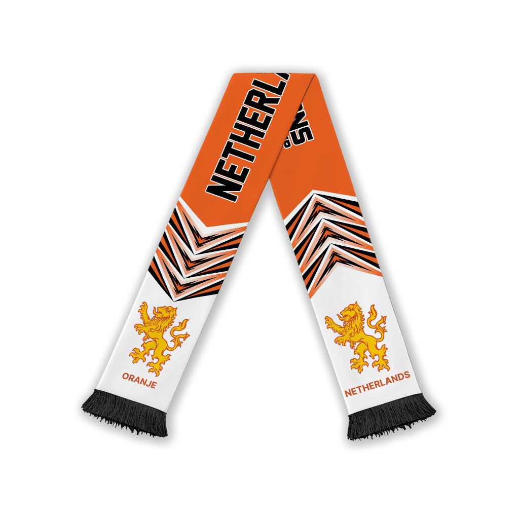 Netherlands Football Nations 2026 Soccer Scarf Sporty Pattern