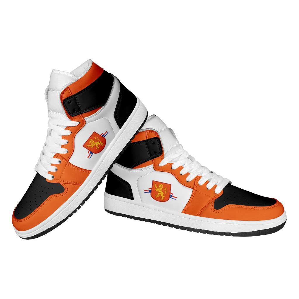 Netherlands High Sneakers AJ1 Classic National Flag Style - Wonder Print Shop