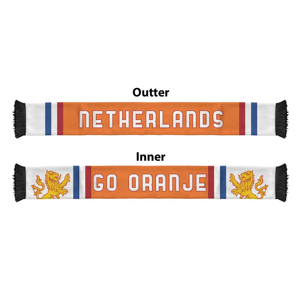 Netherlands World Football 2026 Soccer Scarf National Pride Never Stops