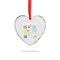Neurodiverse Universe Heart Crystal Glass Ornament Autism Awareness ADHD ASD Neurodiversity - Wonder Print Shop