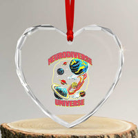 Neurodiverse Universe Heart Crystal Glass Ornament Neurodiversity Embrace ADHD Autism ASD - Wonder Print Shop