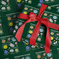 Neurodiverse Universe Wrapping Paper Roll Autism Awareness ADHD ASD Neurodiversity - Wonder Print Shop