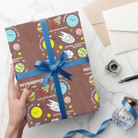 Neurodiverse Universe Wrapping Paper Roll Autism Awareness ADHD ASD Neurodiversity - Wonder Print Shop