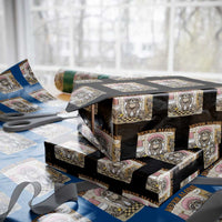 Never Alone Raccoon Mom Wrapping Paper Roll Funny Mama Life Mothers Day