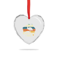Never Forget 1932 Emu War Heart Crystal Glass Ornament Funny Emu Lover Zookeeper